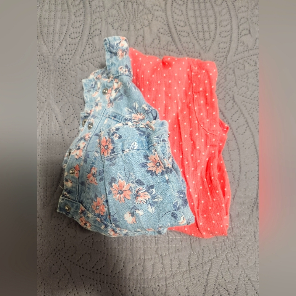 KID GIRL JUMPSUIT AND FLORAL JEAN JACKET